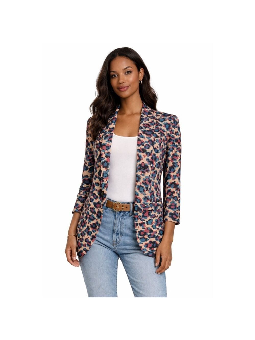 Anthropologie Chloe Oliver Risa Leo Blazer, Leo Print, NWT